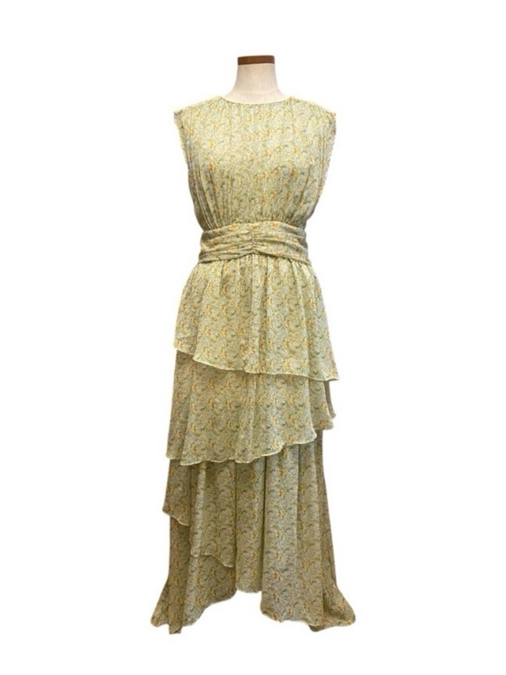 ASTR The Label Clio Tiered Floral Maxi Dress Sz XL